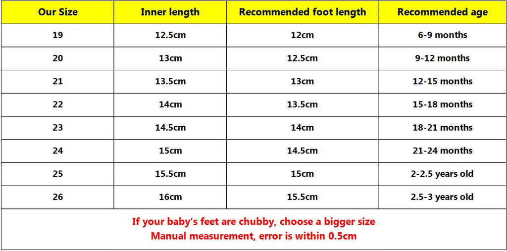 Baby Winter First-Step Shoes (0–3Y) – Fleece-Lined Outdoor Toddler Shoes
