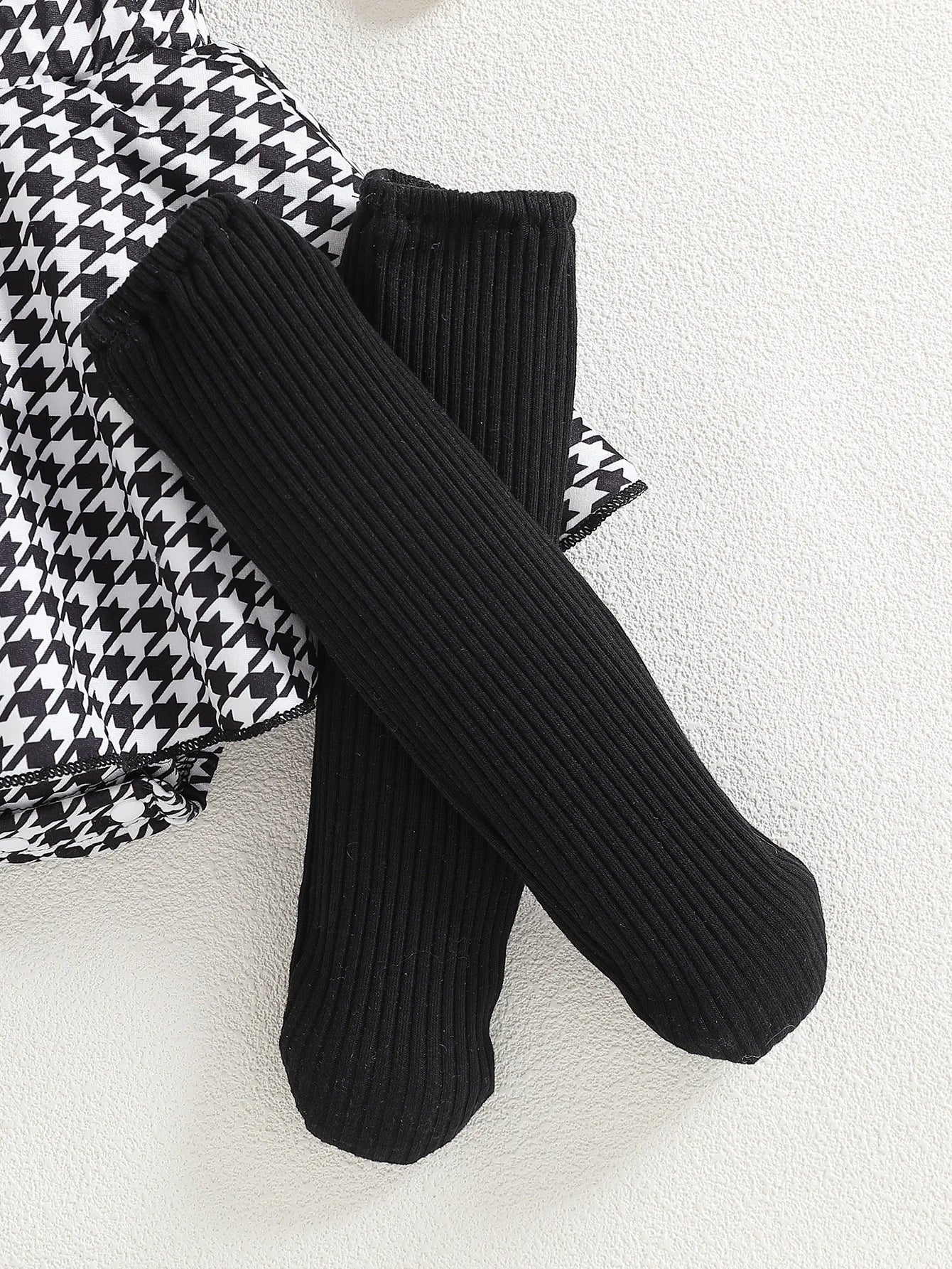 Baby Girl Summer Plaid Fly Sleeve Jumpsuit Dress