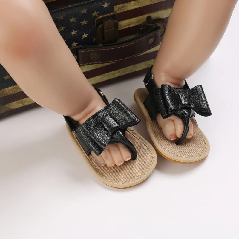 Baby Summer Sandals (0–18M) – Soft Rubber Non-Slip First Walkers