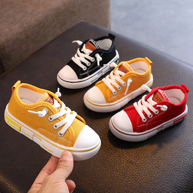 Kids’ Canvas Shoes – Breathable Casual Sneakers