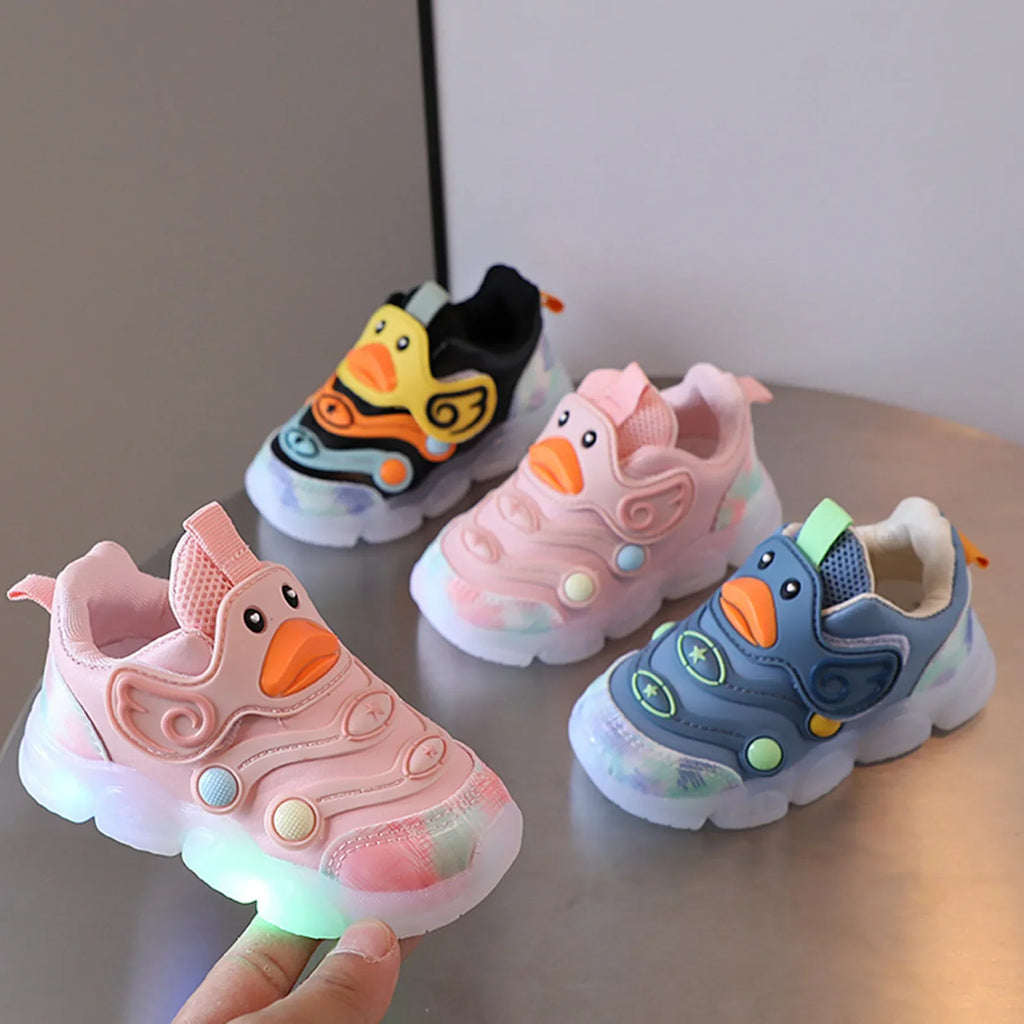 Kids’ LED Sneakers – Breathable, Light-Up Shoes