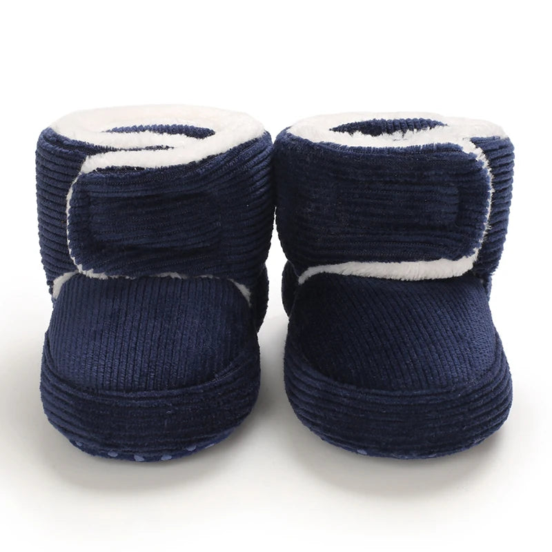 Baby Winter Snow Boots (0–18M) – Plush Soft Sole Toddler Shoes