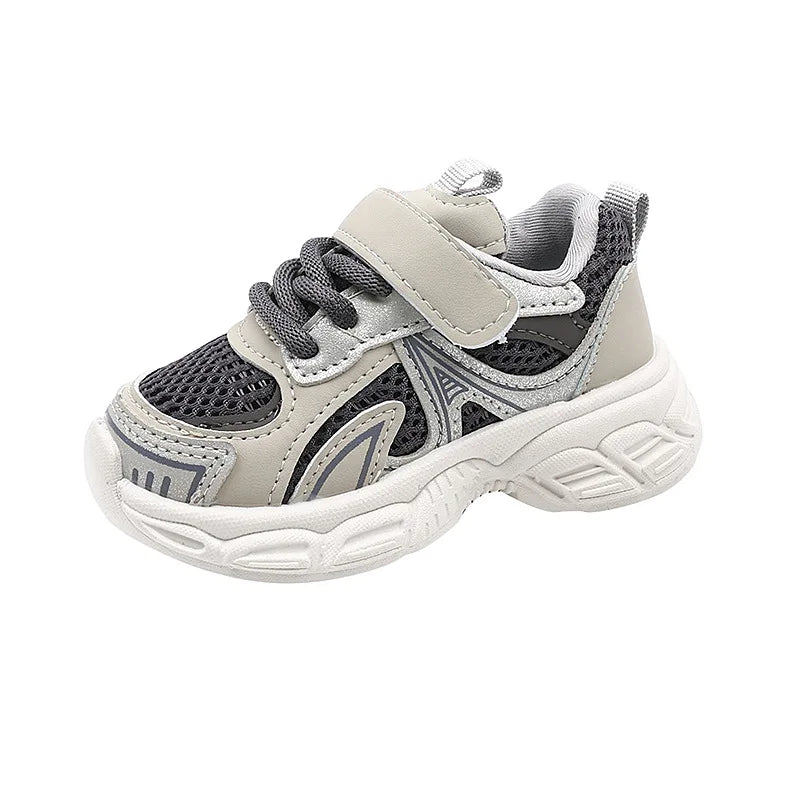 Kids 2025 Mesh Sneakers – Breathable Soft-Soled Casual Sport Shoes