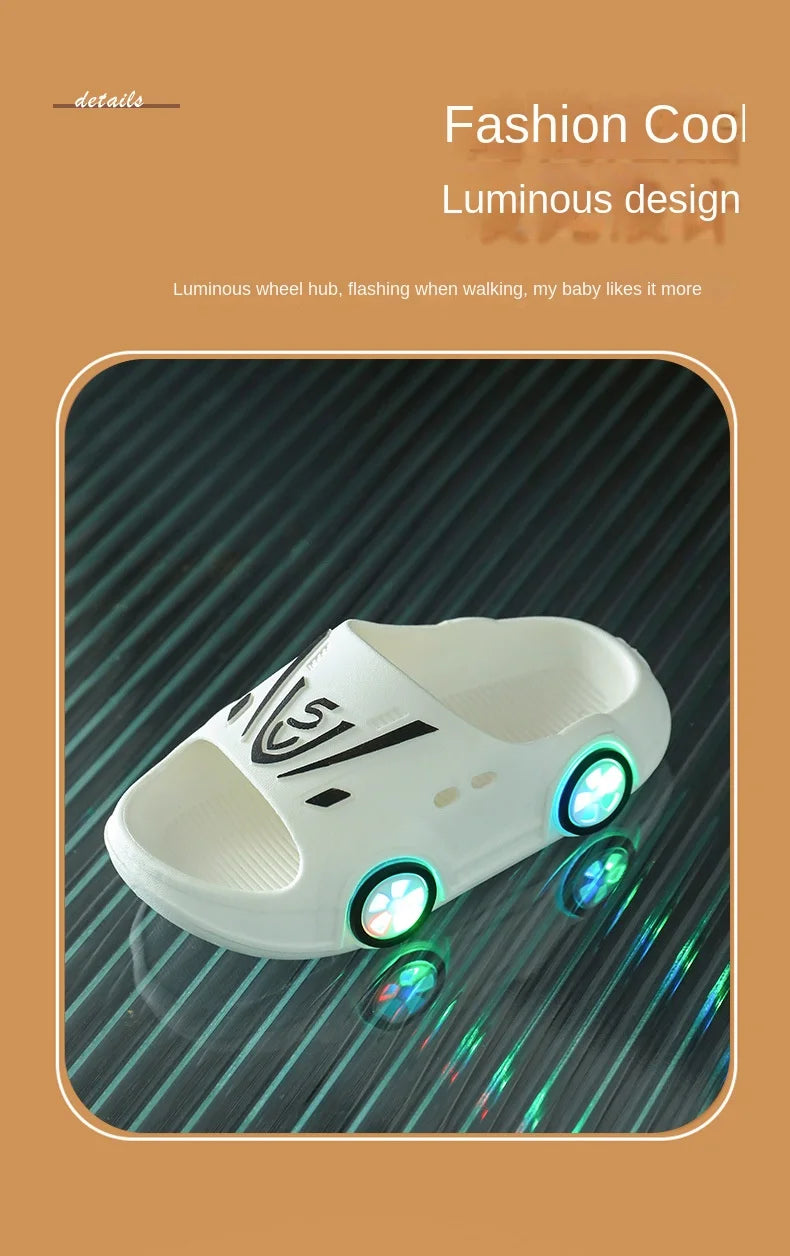 Kids LED Light Sandals – Anti-Skid Indoor & Home Slippers