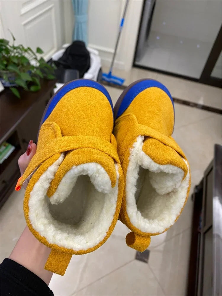 Baby Toddler Winter Boots – Plush Soft-Sole Snow Shoes