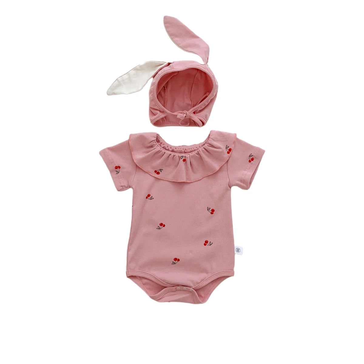 Baby Girl Summer Cherry Romper (0-2Y)