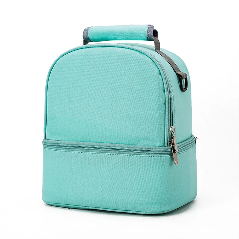 Fashion Mommy Bag – Insulated, Large Capacity, Portable for Travel & Picnic