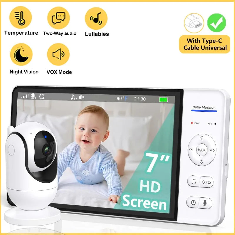 Baby Camera – 4X Zoom & 5000mAh Battery