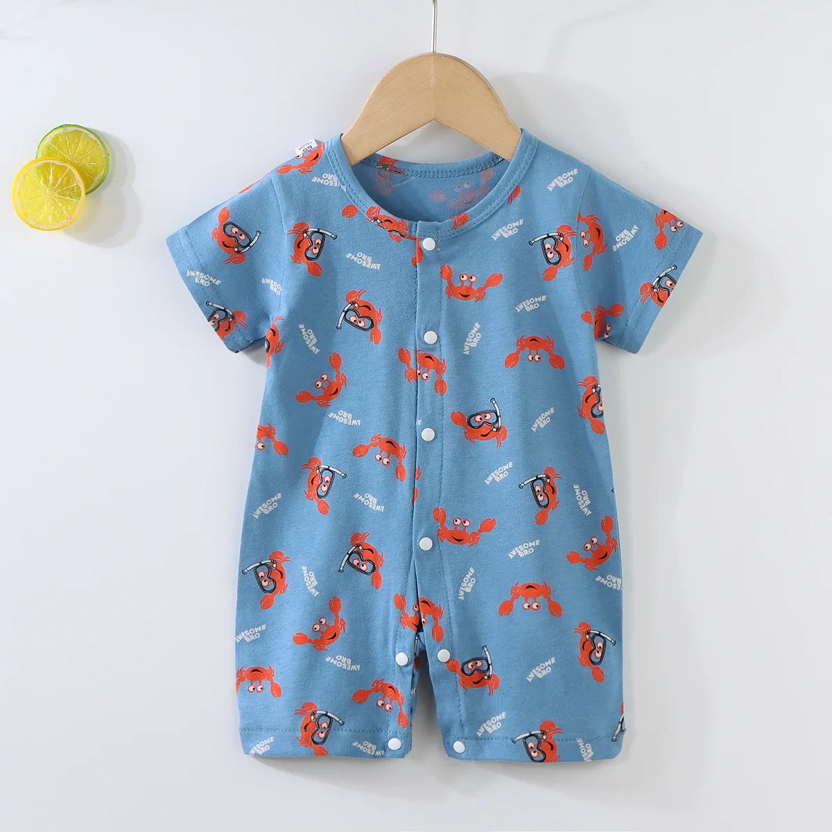 Short-Sleeved Thin Harness Infant Clothes
