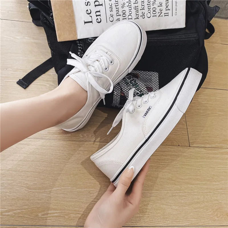 Kids Spring/Autumn Canvas Sneakers – Colorful Soft-Soled Shoes