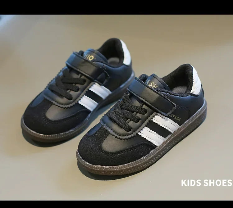 Kids’ Sneakers – Soft-Soled, Hook & Loop Casual Shoes