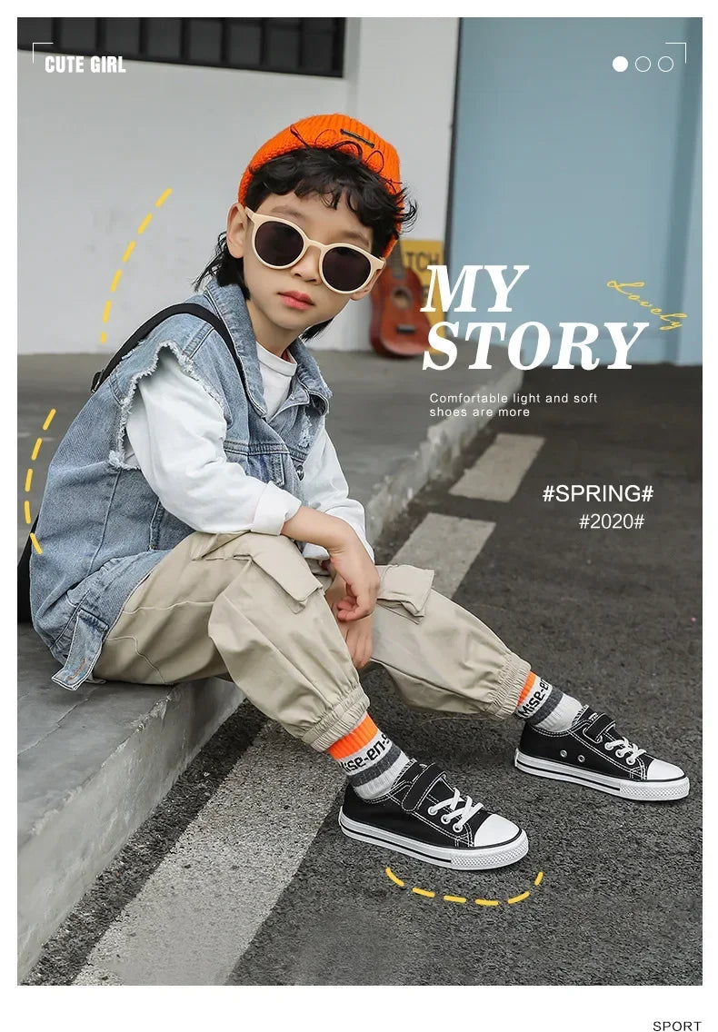 Kids Canvas Sneakers