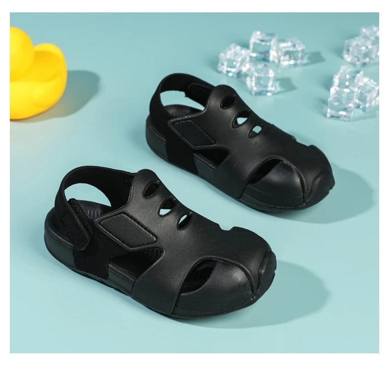 Kids’ Summer Sandals – Candy Color, Breathable Mesh Shoes