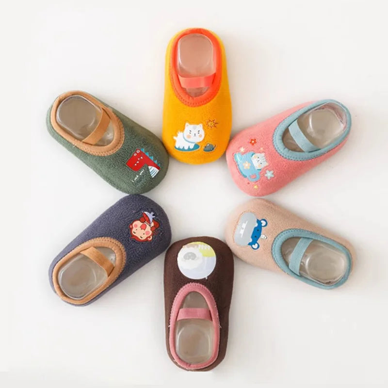 Baby Non-Slip Socks – Warm Indoor Floor Shoes for Toddlers