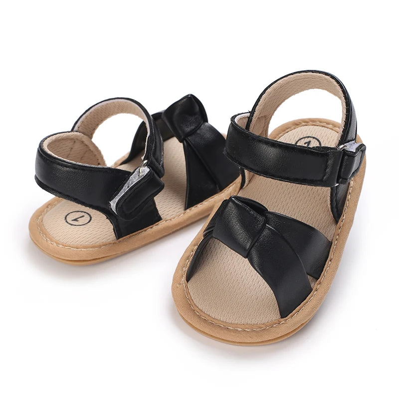 Baby Summer Sandals (0–18M) – Open-Toe Non-Slip Soft Shoes