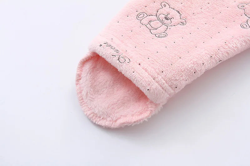 Infant Warm Bodysuit, 0–12 Months, Soft Flannel