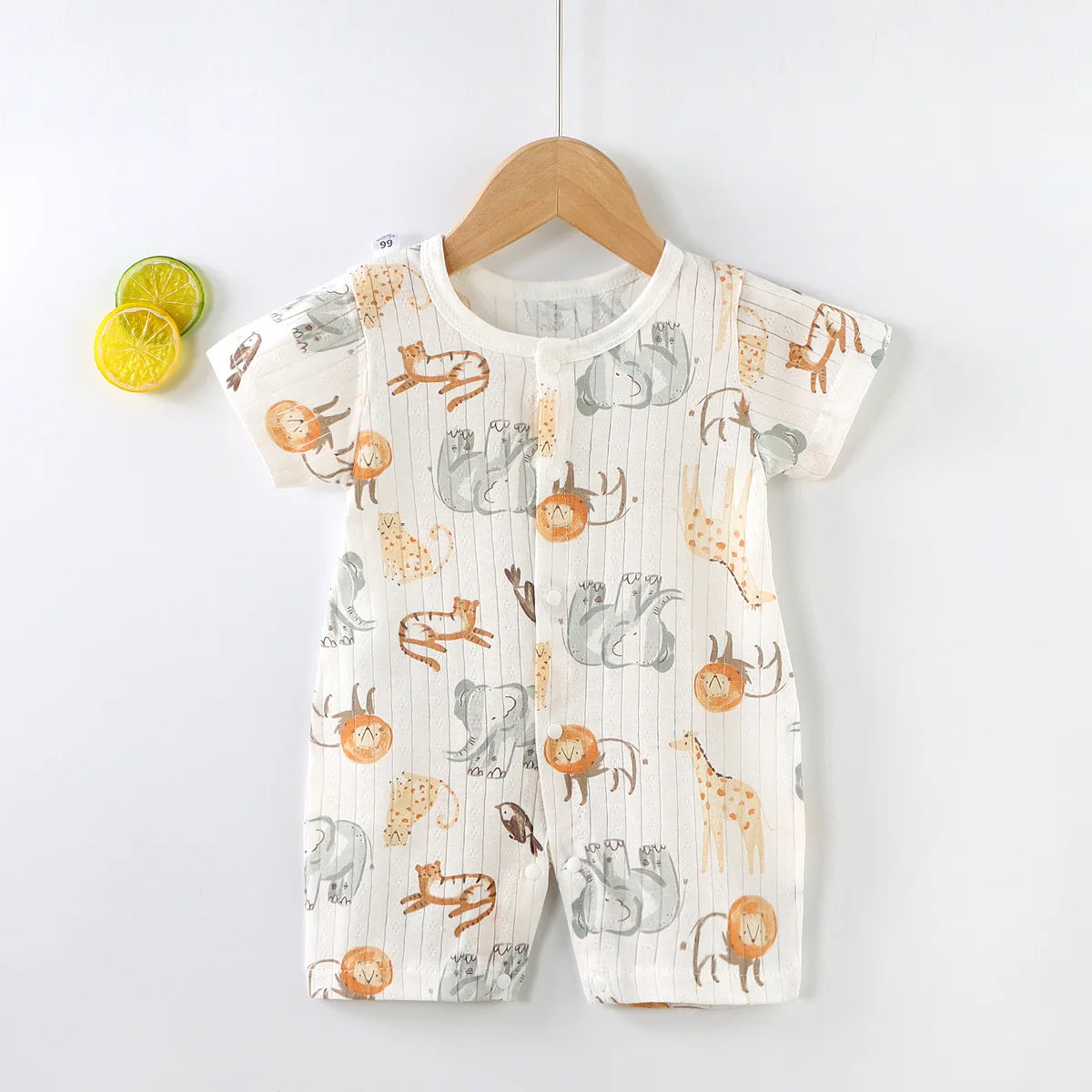 Short-Sleeved Thin Harness Infant Clothes