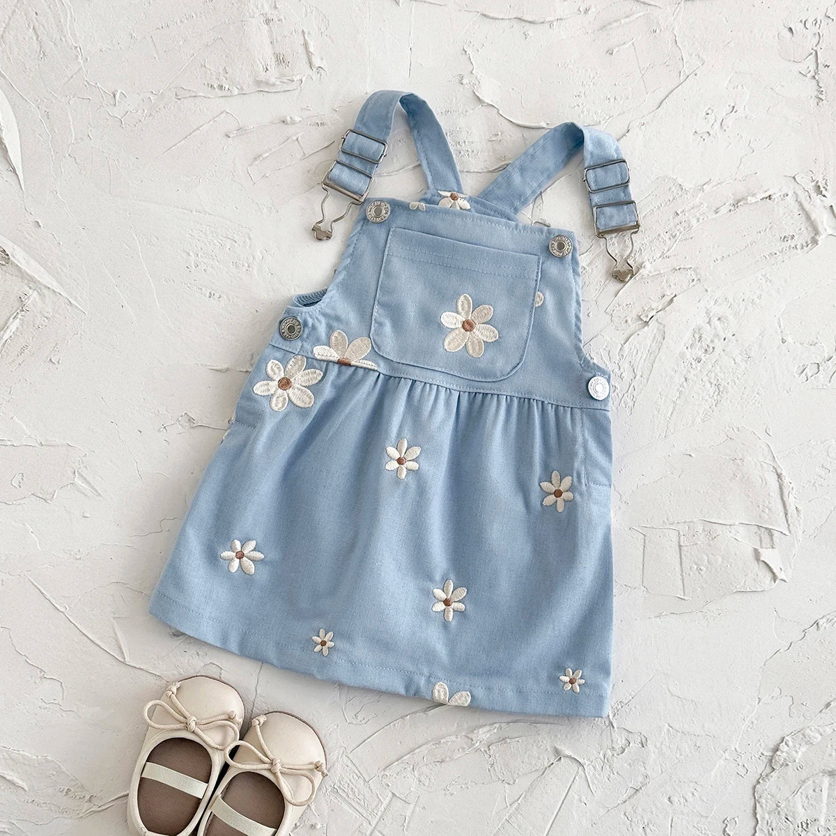 Dress Toddler Baby 0-3 Y  Loose Clothes with Pockets