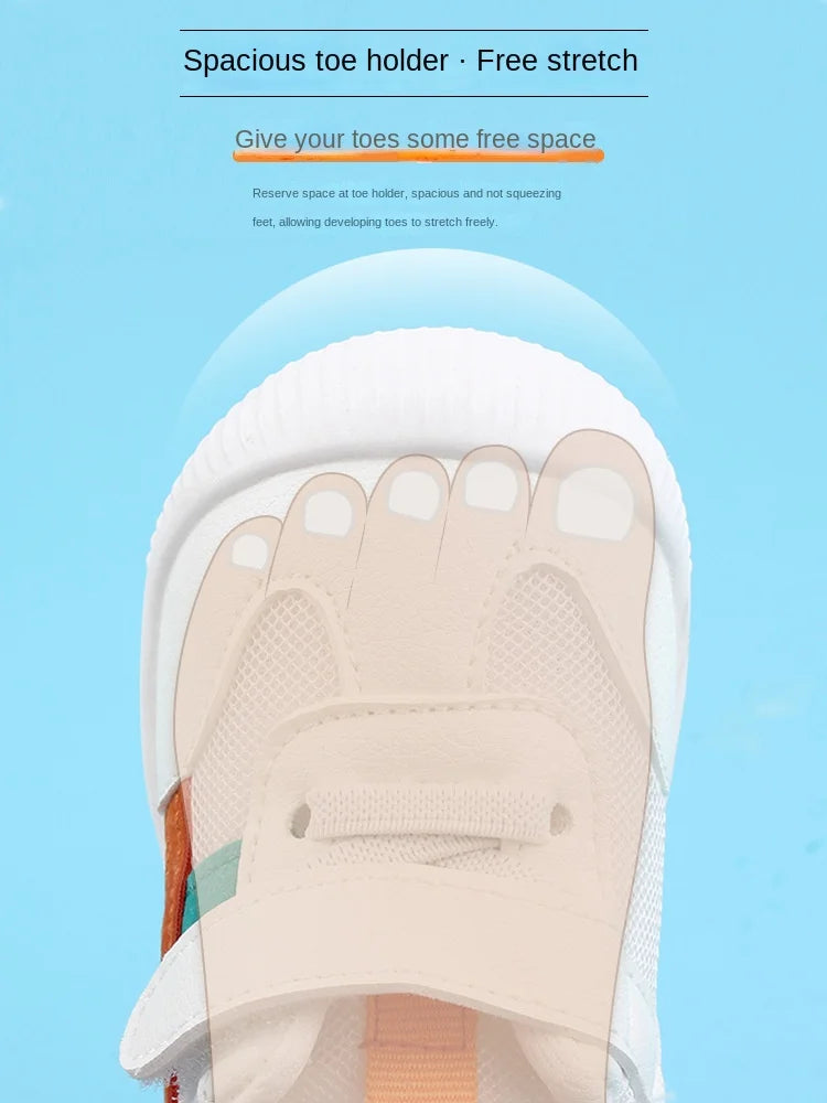 Baby Toddler Shoes (0–3 Years) – Soft Bottom Non-Slip Breathable Sneakers