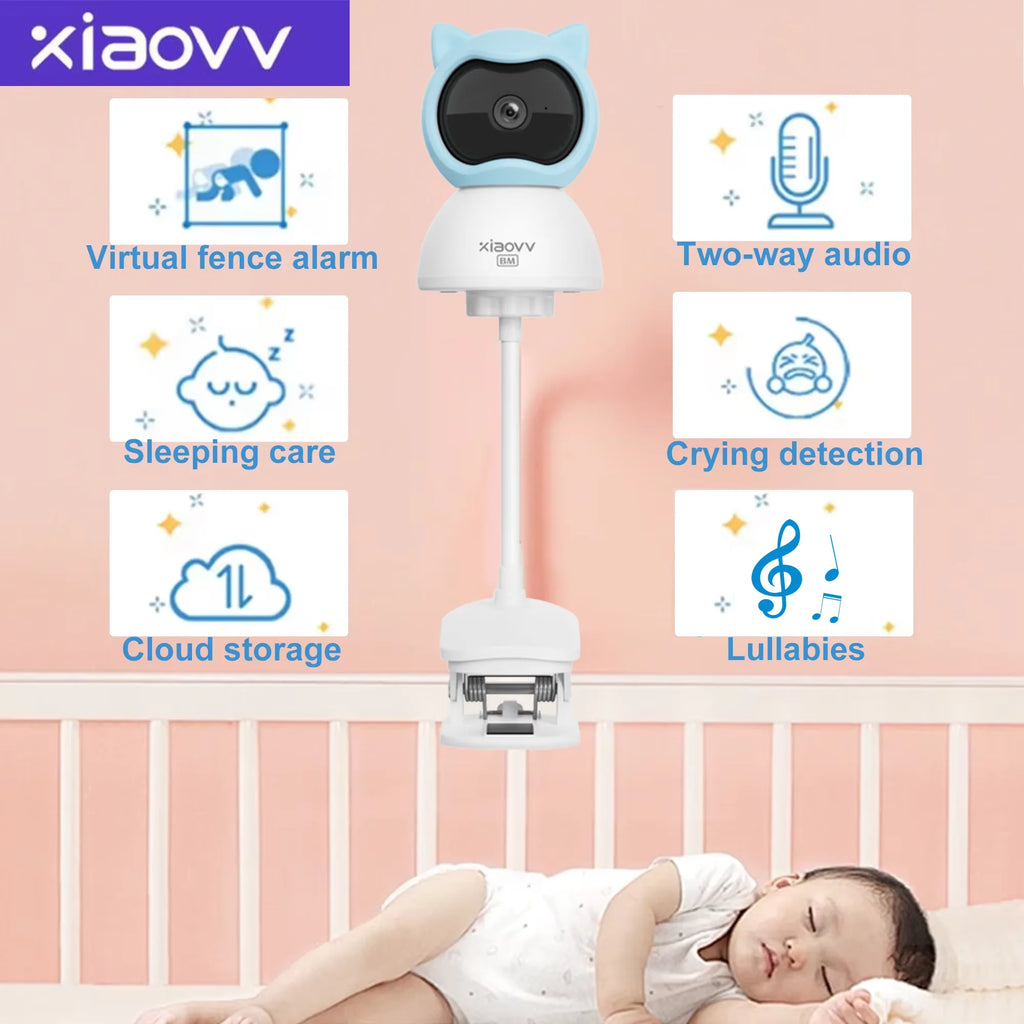 WiFi Baby Monitor – 4MP, 2-Way Talk & 360° View