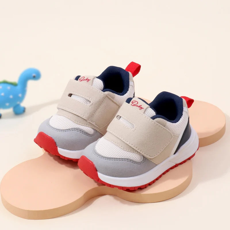 Kids  Prewalker Sneakers – Rubber Sole Anti-Slip Casual Shoes