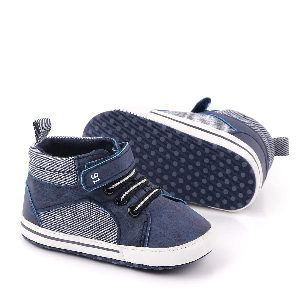 Baby First-Step Sneakers (0–18M) – Soft, Warm, Non-Slip Shoes