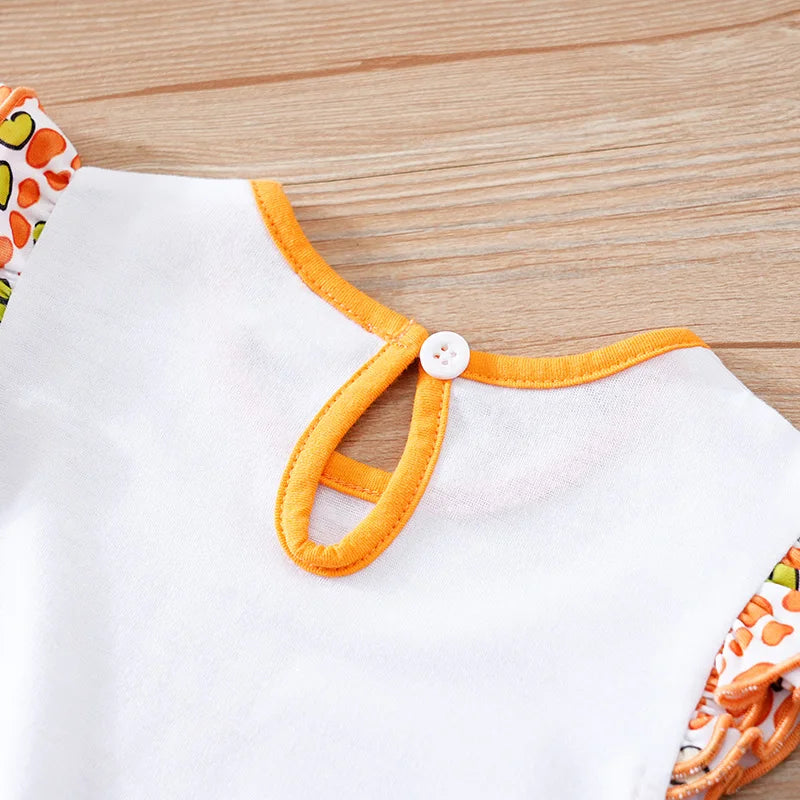 0-18 Flying Sleeve Baby Jumpsuit