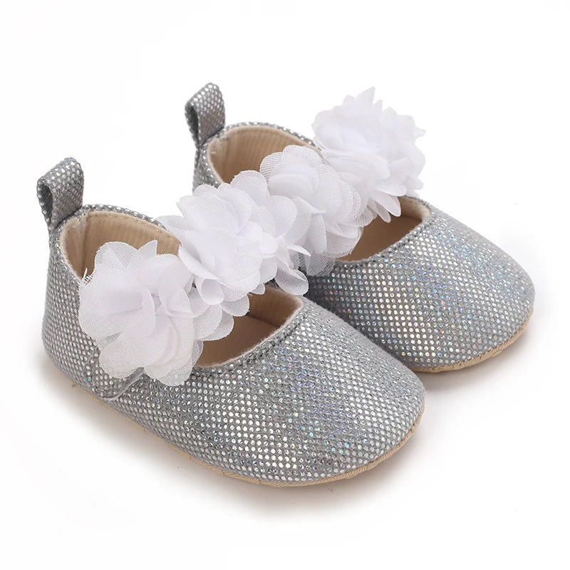 Baby Shoes (0–18M) – Plush Soft Bow Casual Sneakers