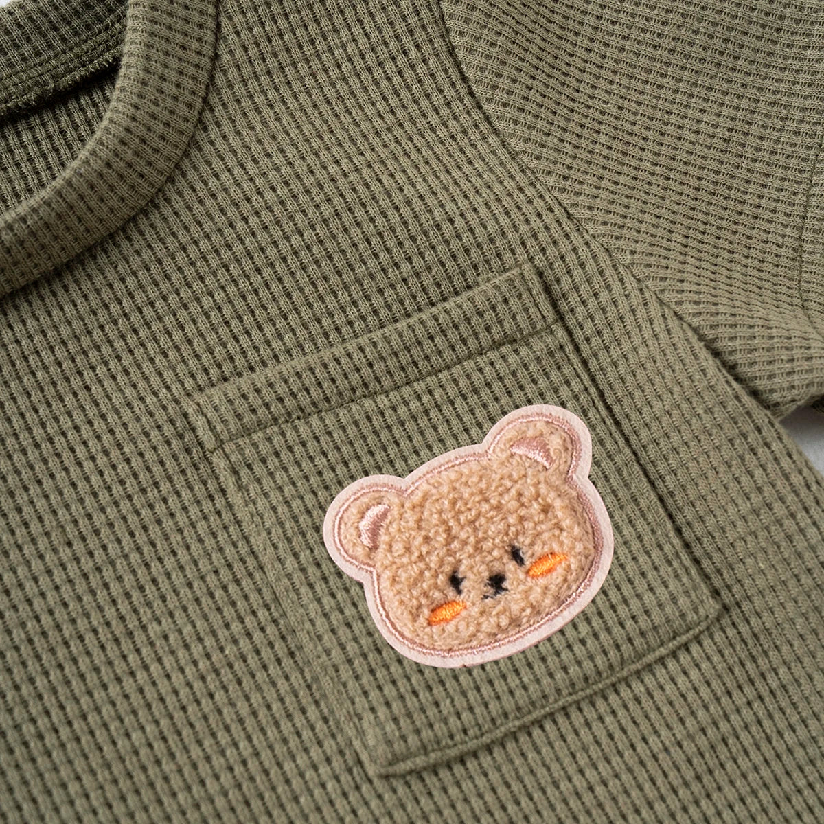 Cute Bear Short Sleeve & Breathable Shorts 2pcs Comfortable