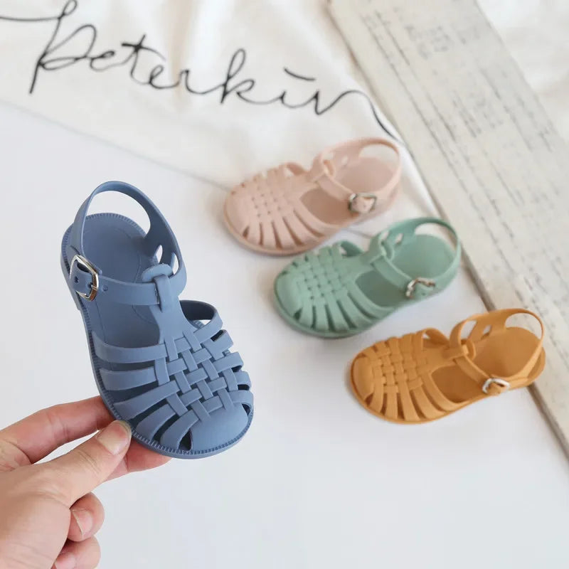 Baby Gladiator Sandals – Breathable Hollow-Out Summer Shoes