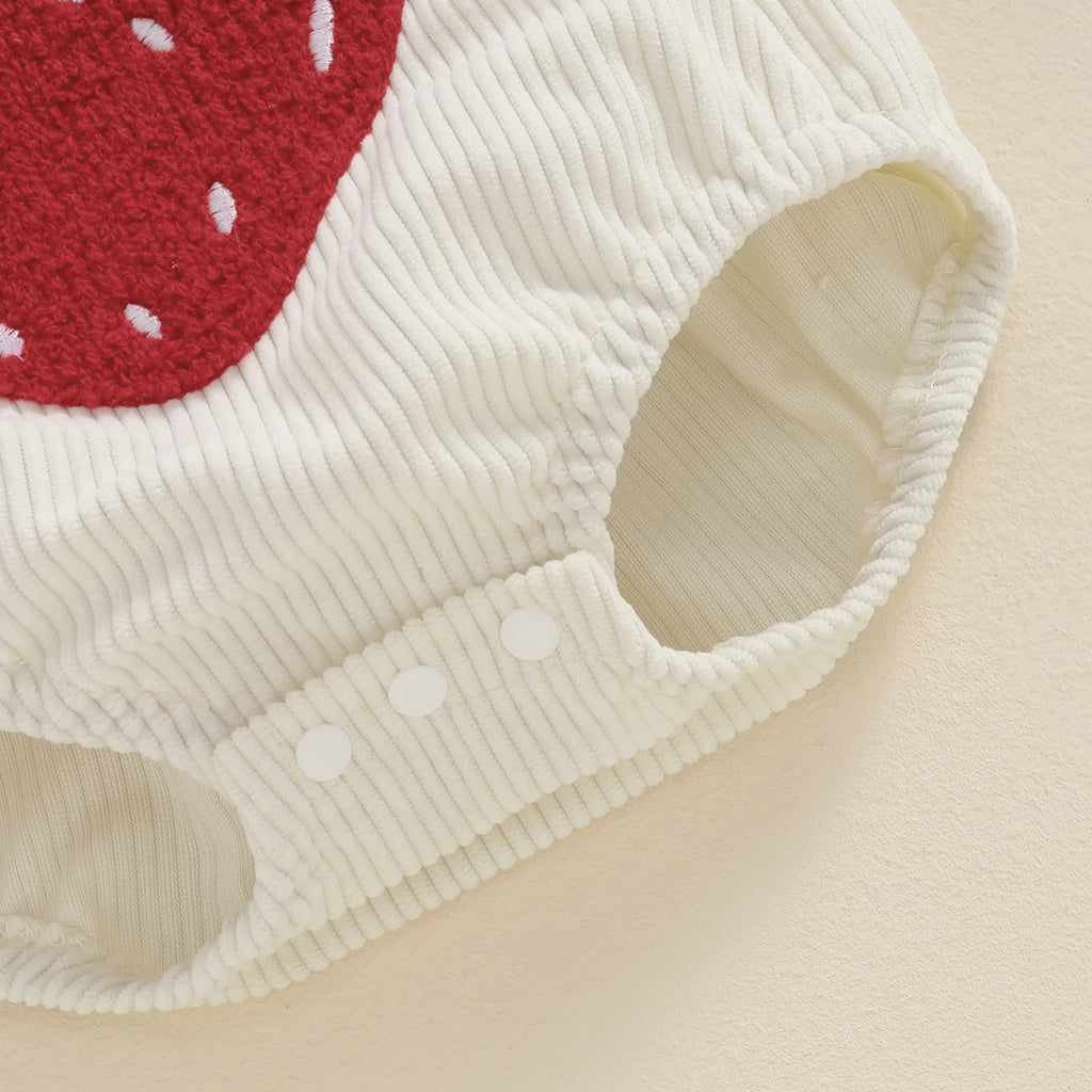 0–18M Baby Girl Summer Jumpsuit, Cute Embroidered Romper