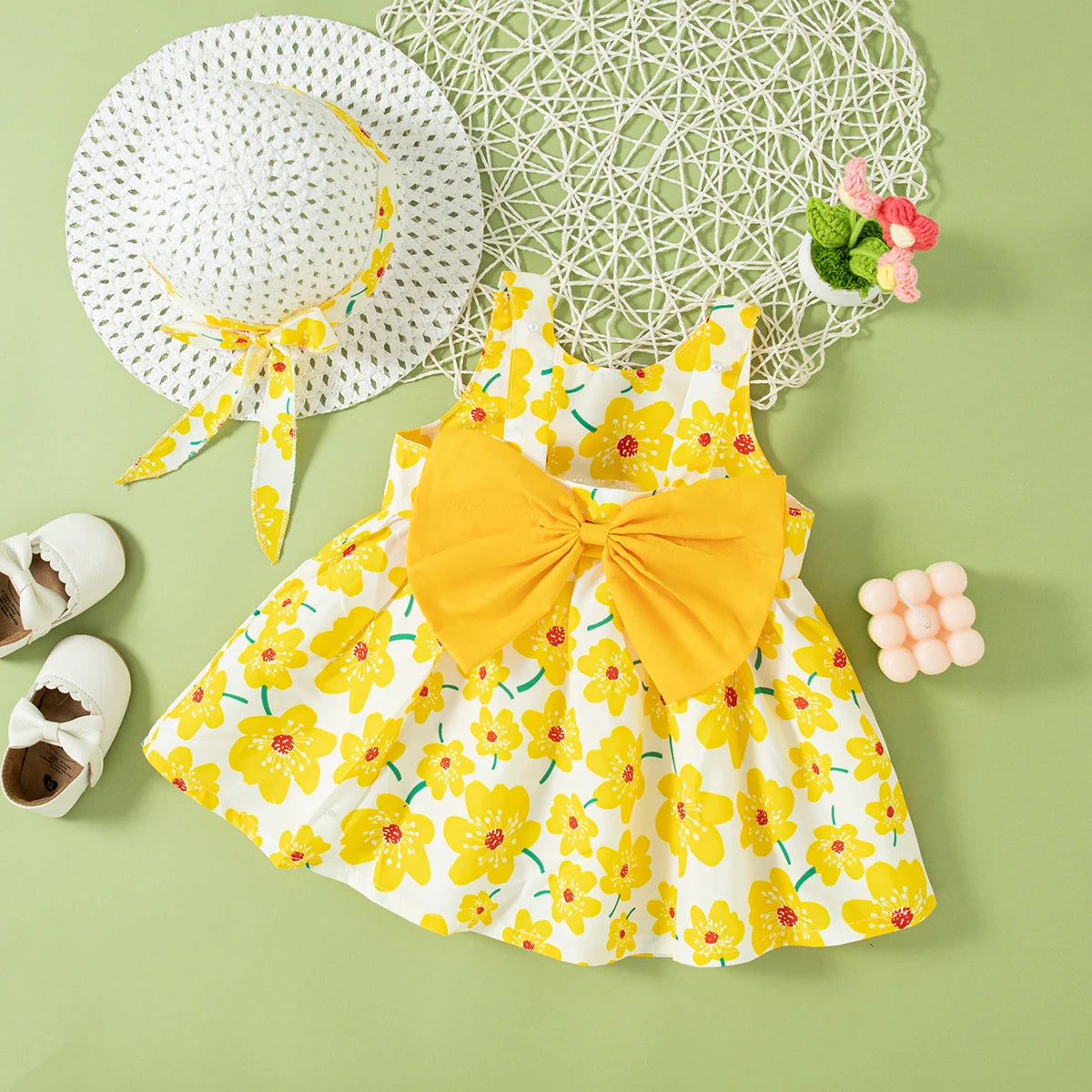 0-2 Y Old Baby Girl Floral Dress