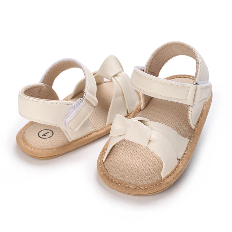 Baby Summer Sandals (0–18M) – Open-Toe Non-Slip Soft Shoes
