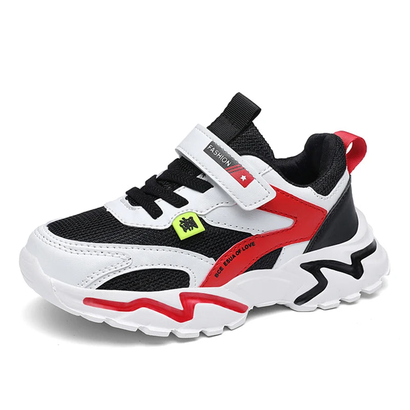 Kids Breathable Sneakers – Outdoor Casual & Sport Shoes (5–16 Years)