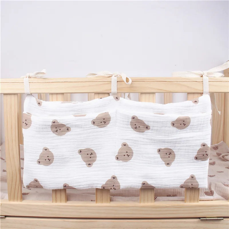 Multifunctional Baby Storage Bag – Diapers, Bedding & Bedside Organizer