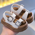 Kids’ PVC Summer Sandals – Buckle, Non-Slip, Waterproof