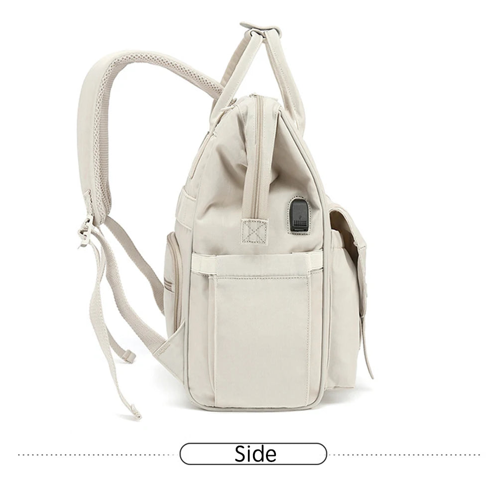 Maternity Diaper Backpack for Travel – Waterproof with Stroller Hooks