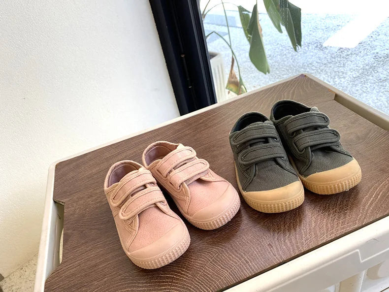Toddler Kids Retro Canvas Sneakers
