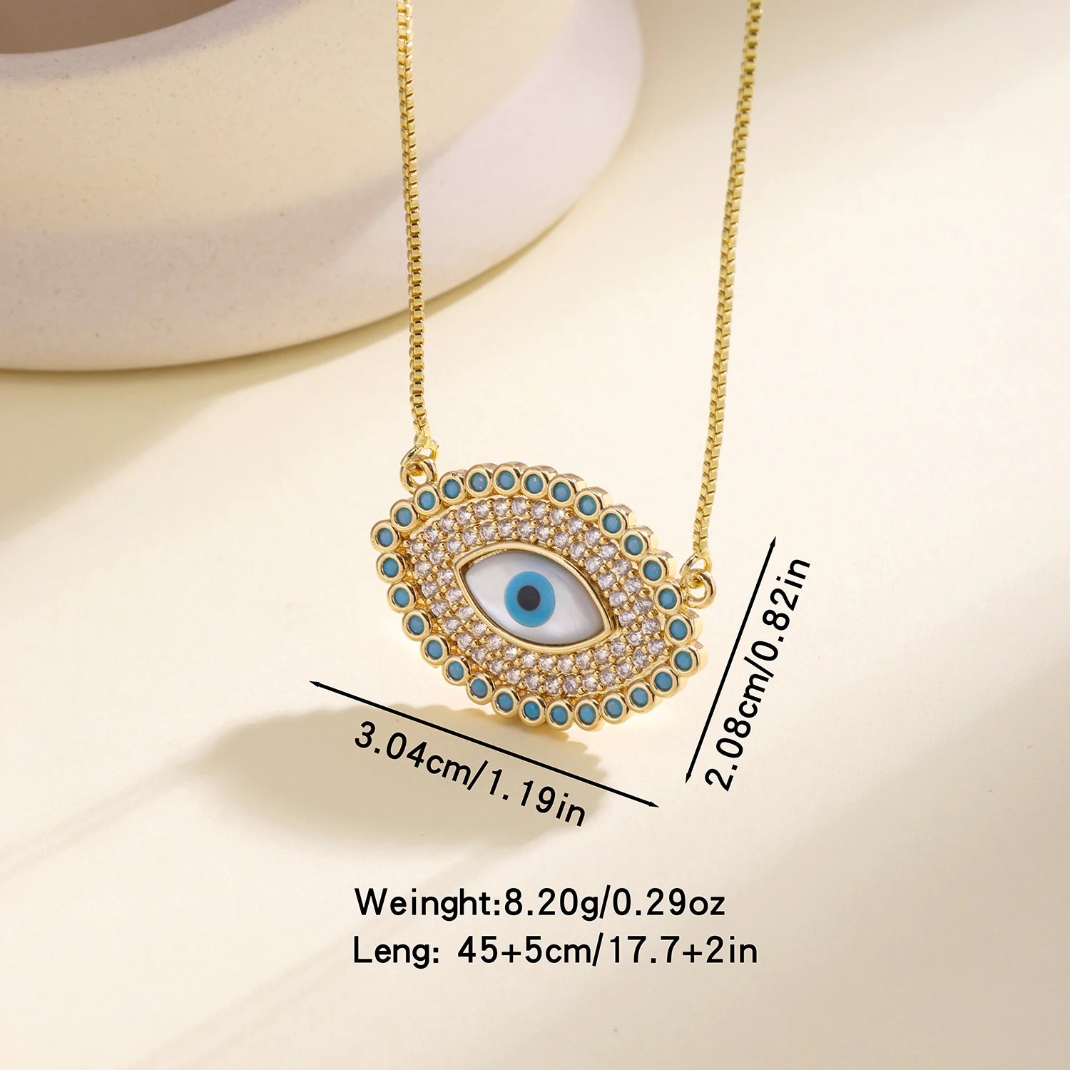 Nidin Turkish Evil Eye Pendant
