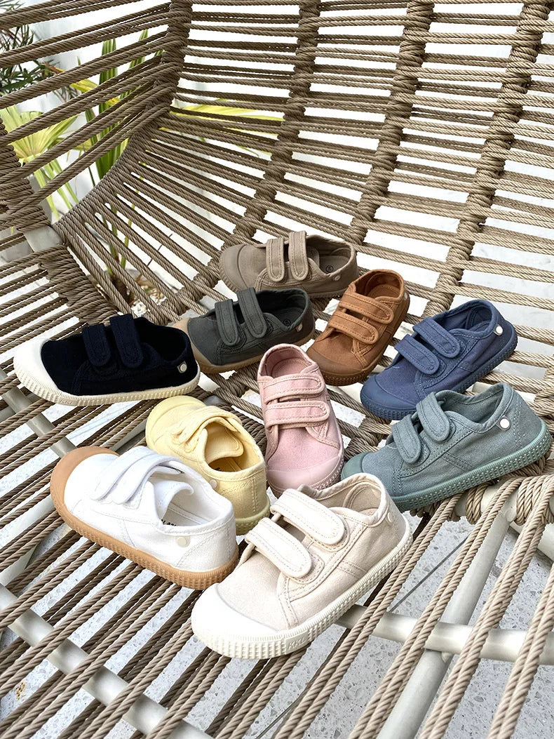 Toddler Kids Retro Canvas Sneakers
