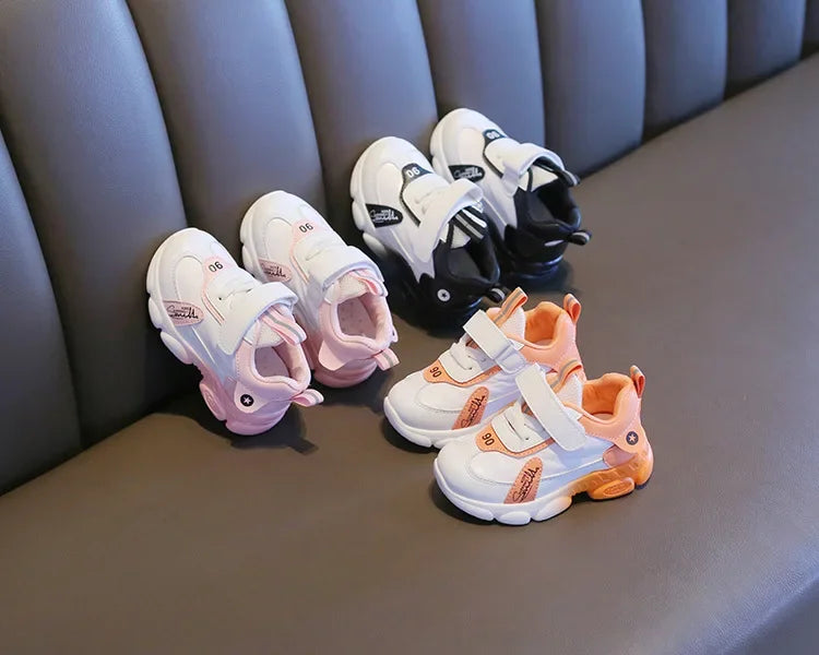 Kids’ Casual Sports Sneakers – Soft, Anti-Slip (Sizes 20–31)