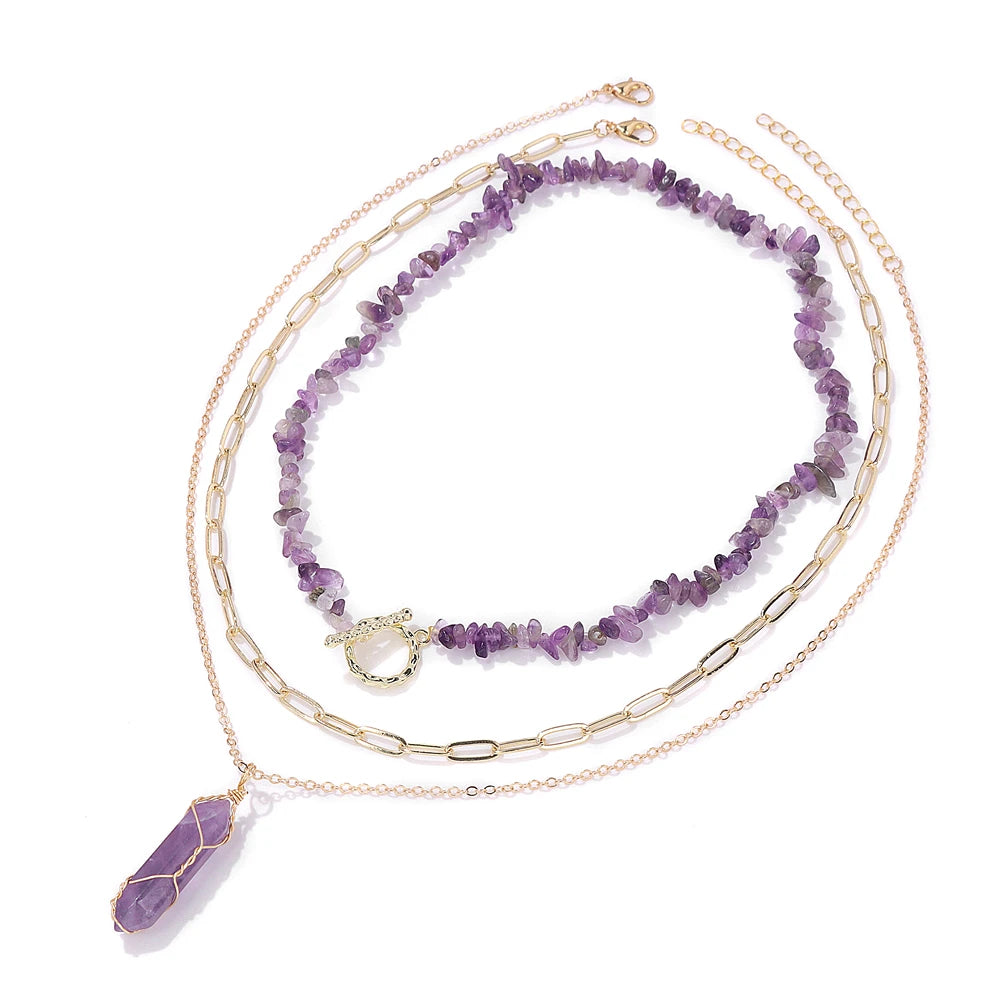 Summer Fashion Multi-layer Beads Necklace