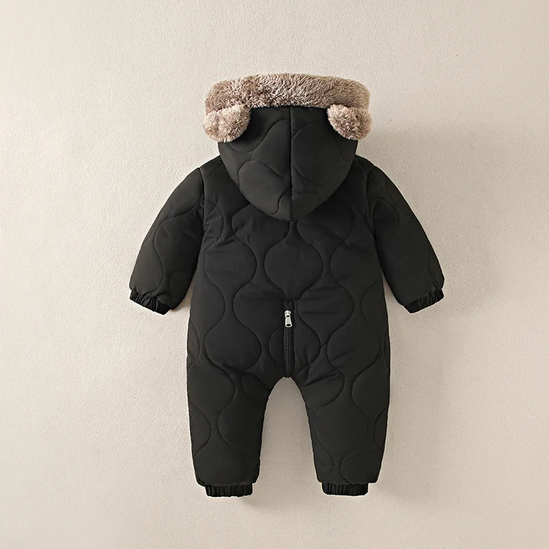 Baby Winter Jumpsuit 0–3Y – Fur Lined