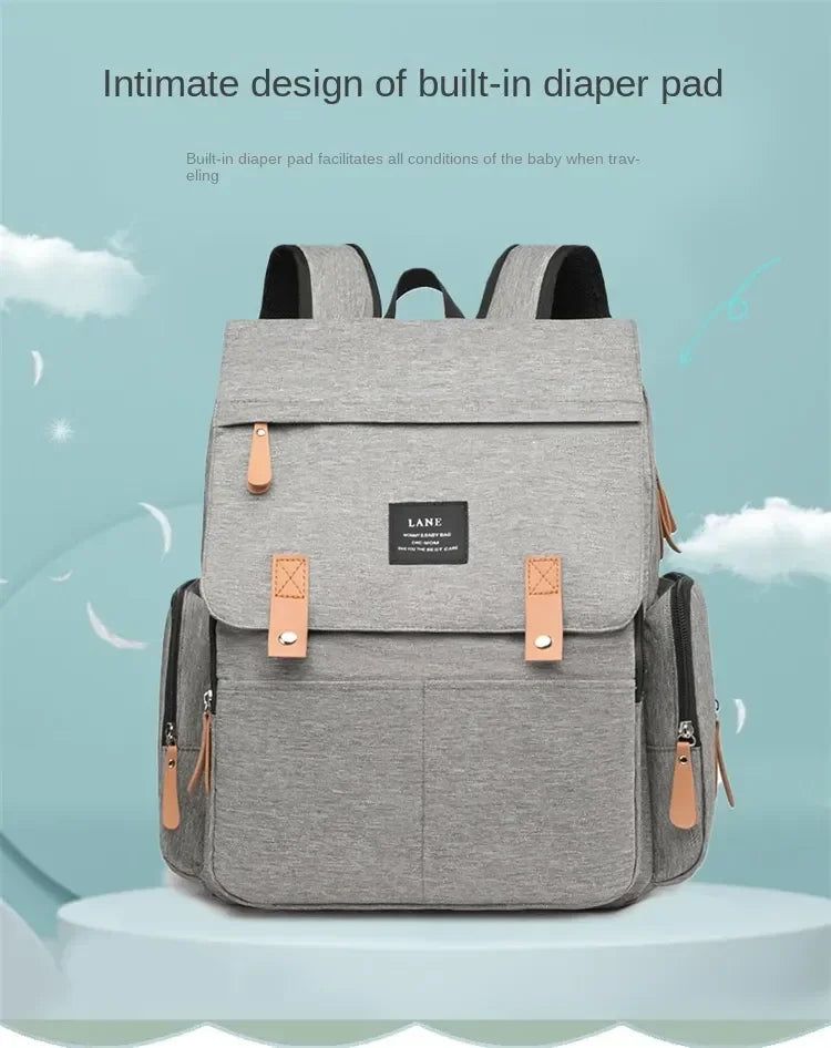 Travel Backpack for Moms – Large Capacity Waterproof Diaper & Baby Stroller Bag