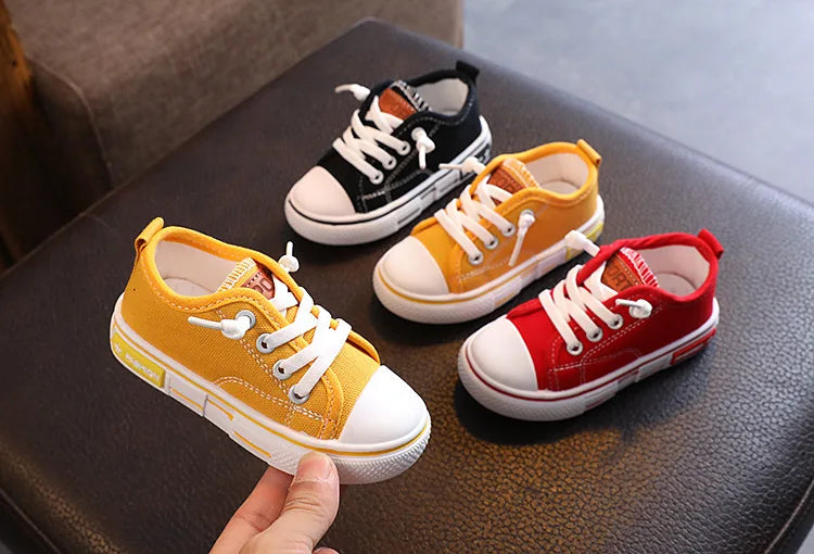 Kids’ Canvas Shoes – Breathable Casual Sneakers