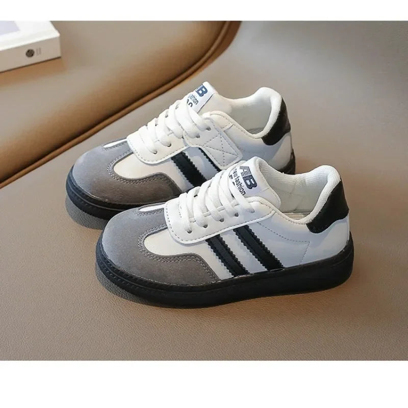 Kids’ Retro Sport Sneakers – Breathable Casual Shoes