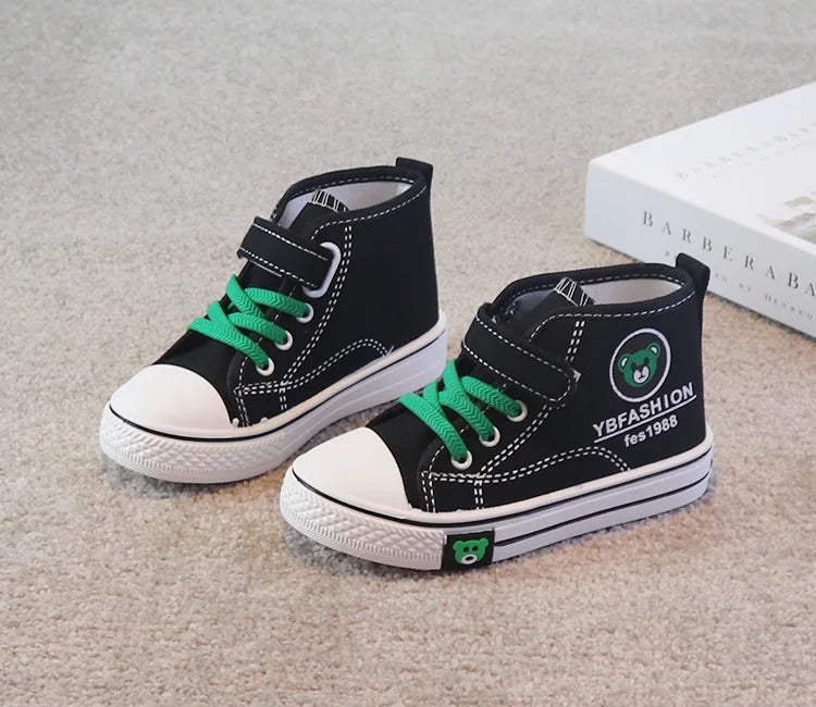Kids’ Canvas Sneakers – Soft, Non-Slip, Breathable Shoes