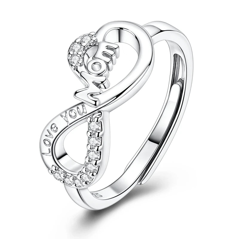 Clover Adjustable Ring 925 Sterling Silver Original Hummingbird Glow Firefly Free Size Open Rings For Women Wedding Jewelry Gift