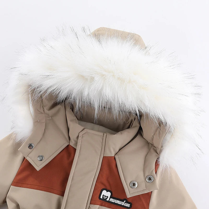 Infant Baby Overalls, Thick Winter Outwear -30°C