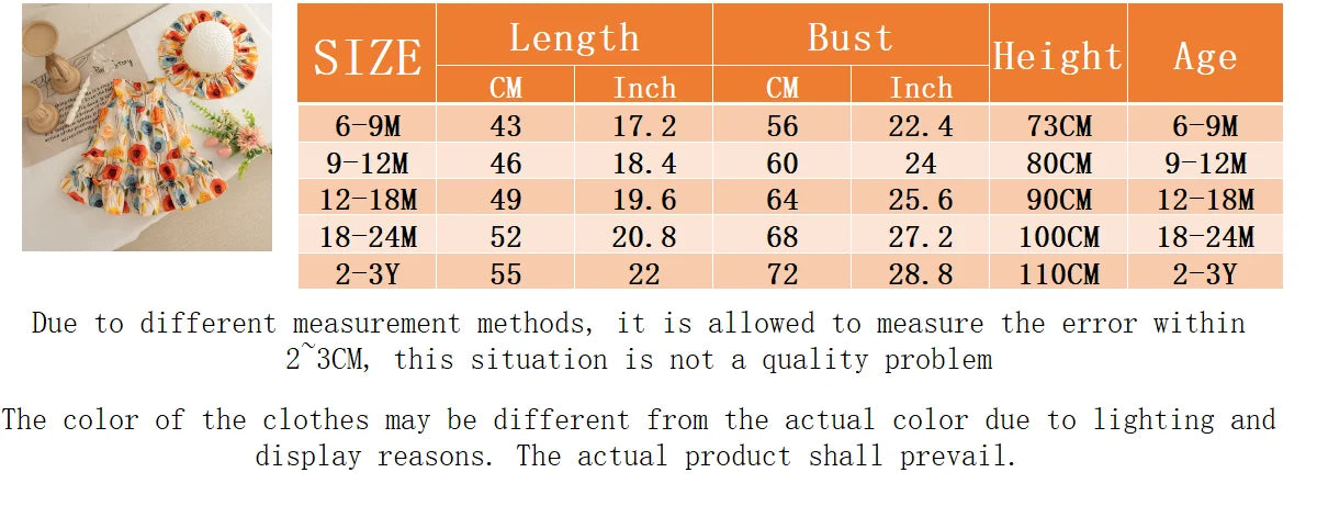 Baby Girl Summer Bohemian Dress Set